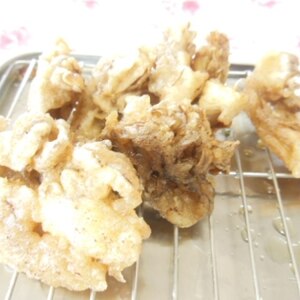 糖質制限❤大麦粉で天ぷら